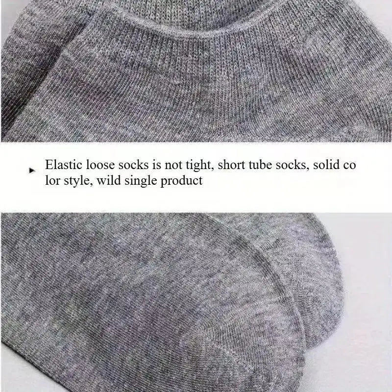 40 Pairs of Simple Black, White, and Gray Socks, Elastic, Breathable, and Odor Resistant, Suitable for Outdoor Sports Wear