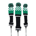 3pcs Golf Club Cover Knitted Wooden Pole Dust-proof Protective Covers With Number Tag No. 1/3/5 Head Hat For Golf Accessories