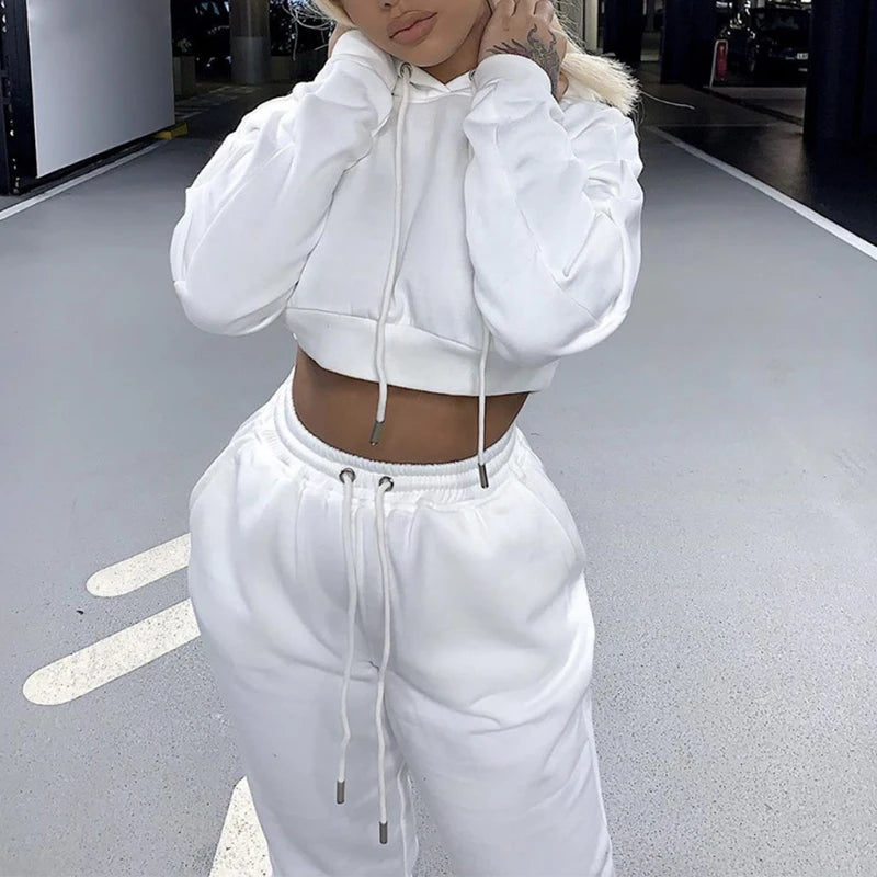Women's Slim Sports Sexy Sexy Sports Casual Wear Plus Velvet Sports Dress Two-piece Sportswear Women
