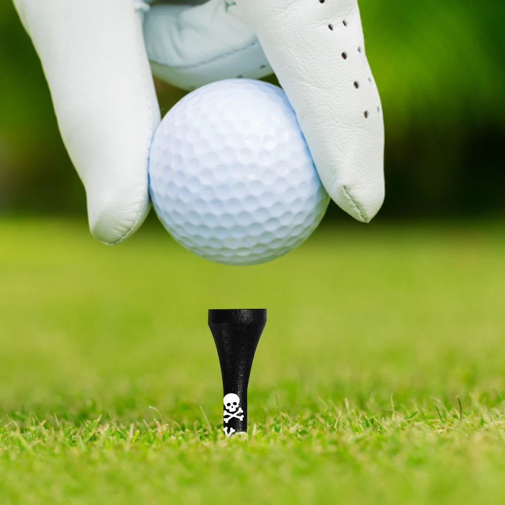 10pcs Golf Ball Tee Base Natural Wooden Golf Ball Tee Support Stable Base Lightweight High Strength Outdoor Sports Accessories