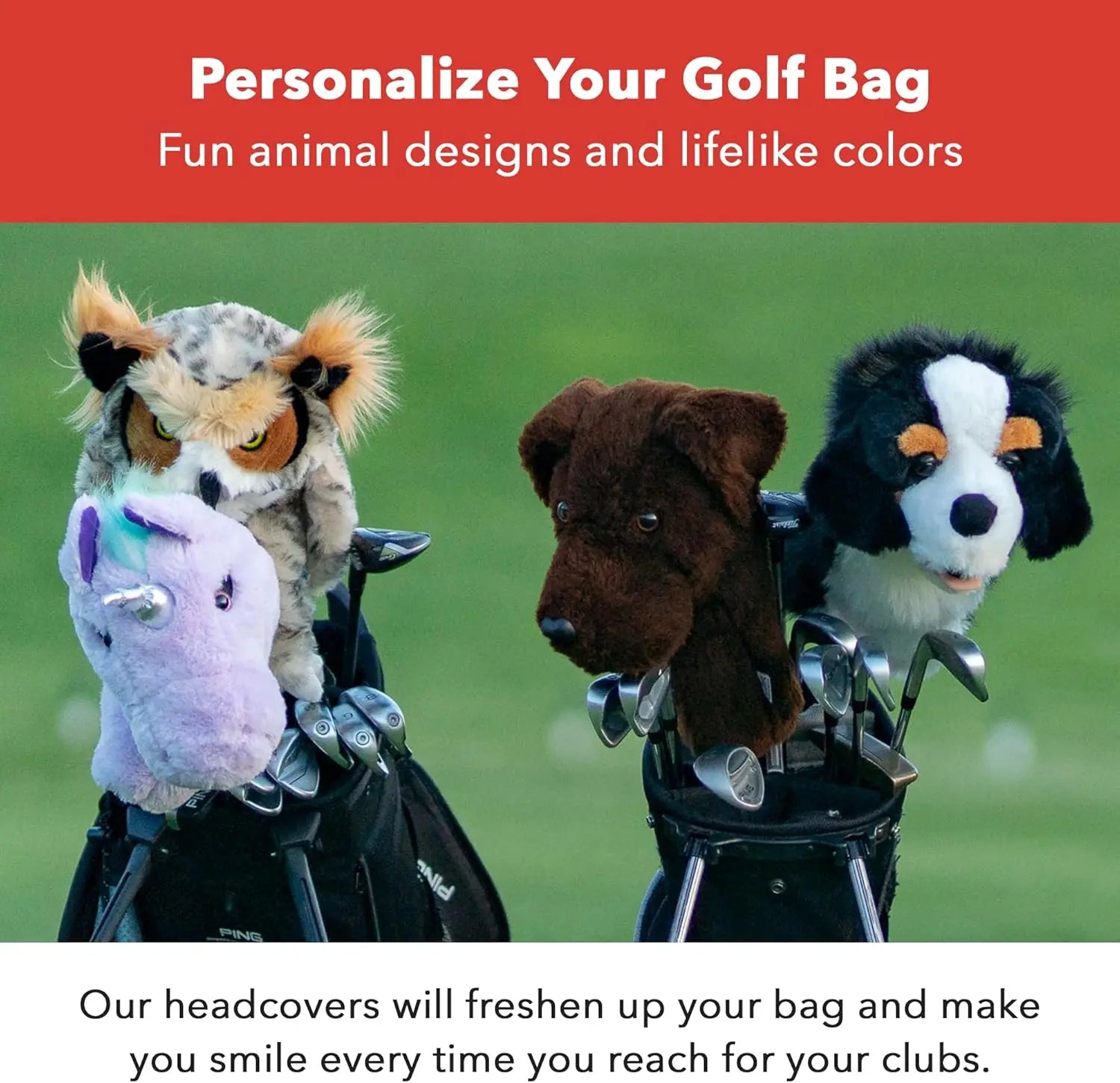 Premium Beaver Driver Headcover for Golf Clubs - Funny Animal Design, Durable Protection for Men and Women