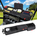 Roykaw Golf Cart Front Storage Basket, No Drilling Dash Tray Organizer, Fit for EZGO Club Car Yamaha, Adjustable Compartment