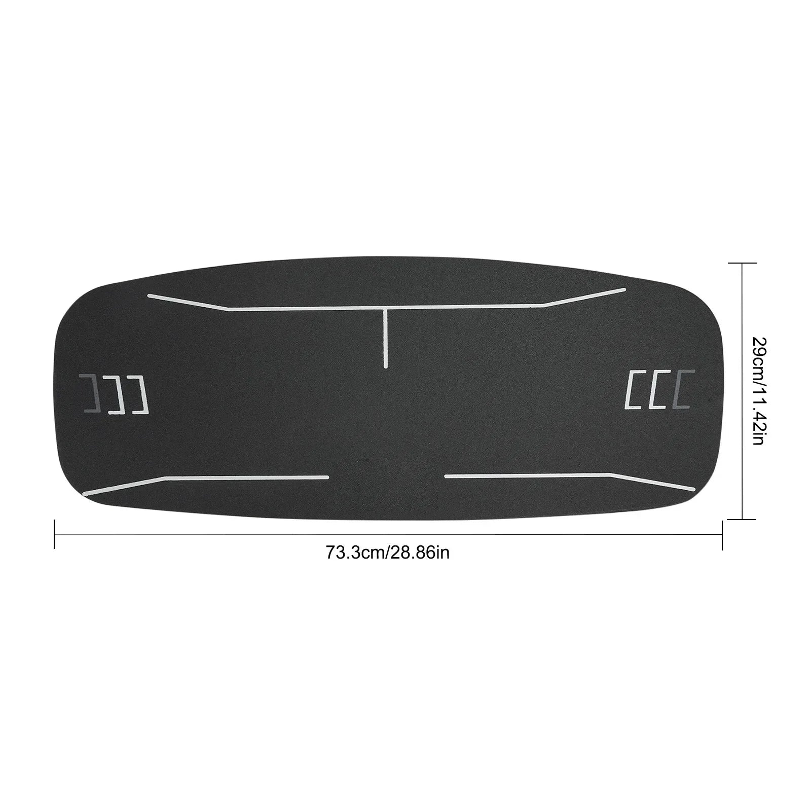 NEW Golf Swing Trainer Pressure Plate, Weight Shift Golf Balance Board, Golf Pressure Plate Weight Capacity 150 kg, Black