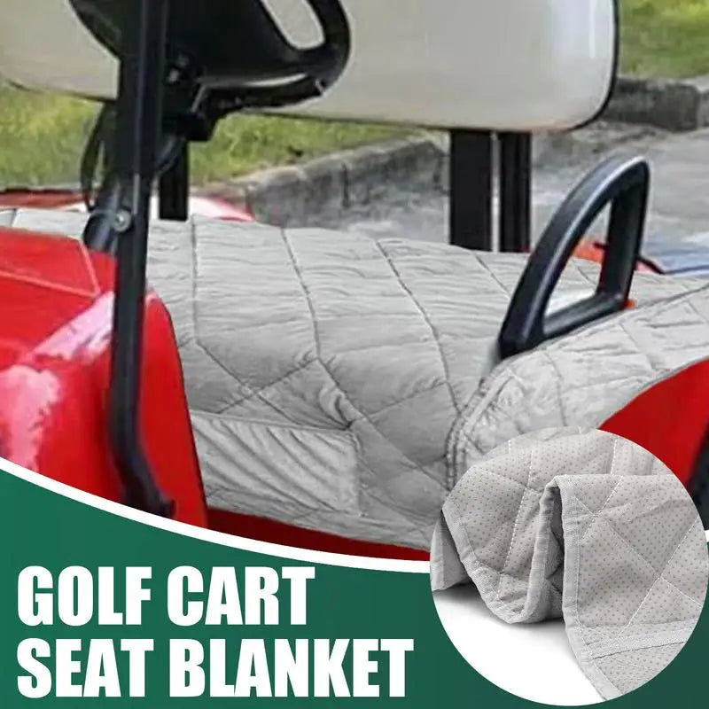 Golf Cart Seat Blanket Thickened Golf Cart Seat Protective Cover Portable Golf Cart Accessories Multifunctional Seat Cushion For