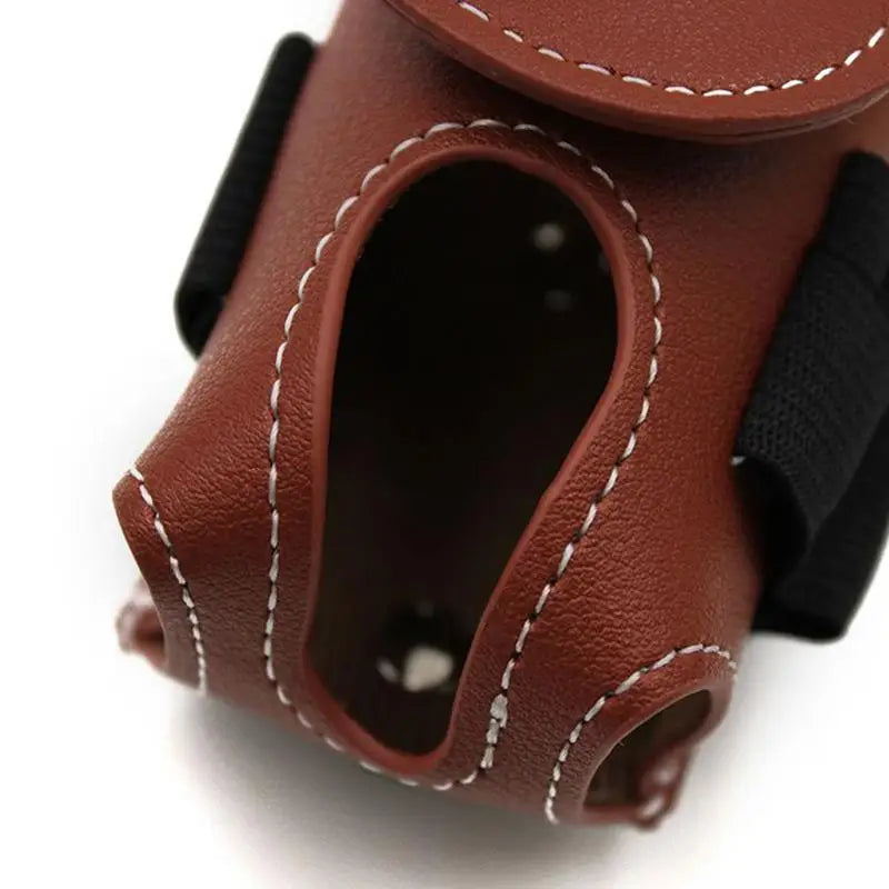 Golf Bag Holder Golf Ball Storage With Keychains PU Leather Multi-functional Golfing Accessories For Men Women Golfer Practice