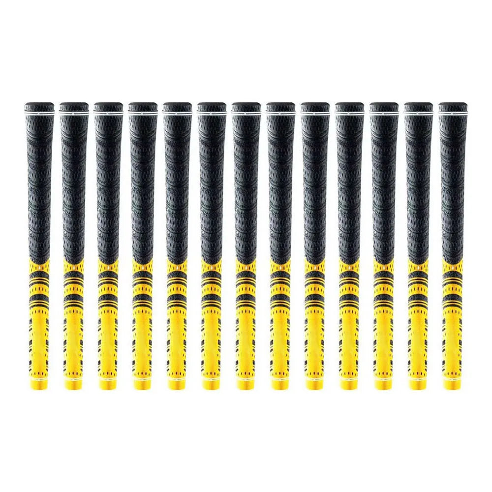 13PCs Golf Grip Standardsize/Midsize Carbon Yarn Anti-Slip Golf Iron Club Grips