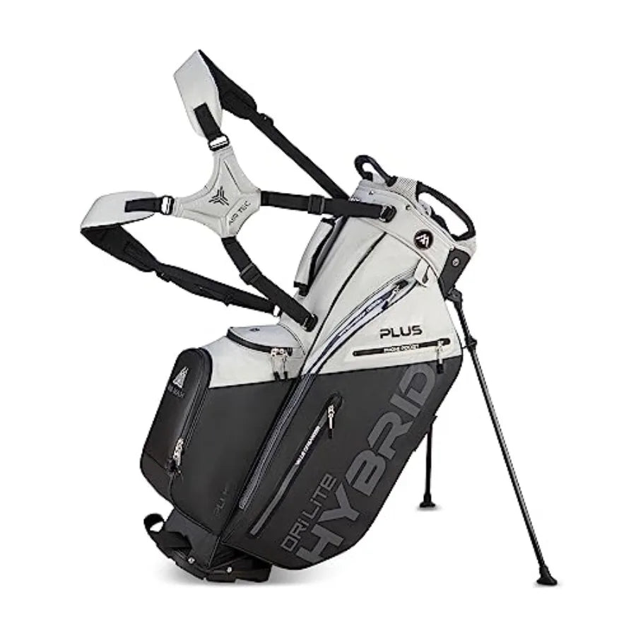 Dri Lite Hybrid Plus 14 Way Divider Golf Stand Bag Waterproof Lightweight Dual Strap Fits Push Carts