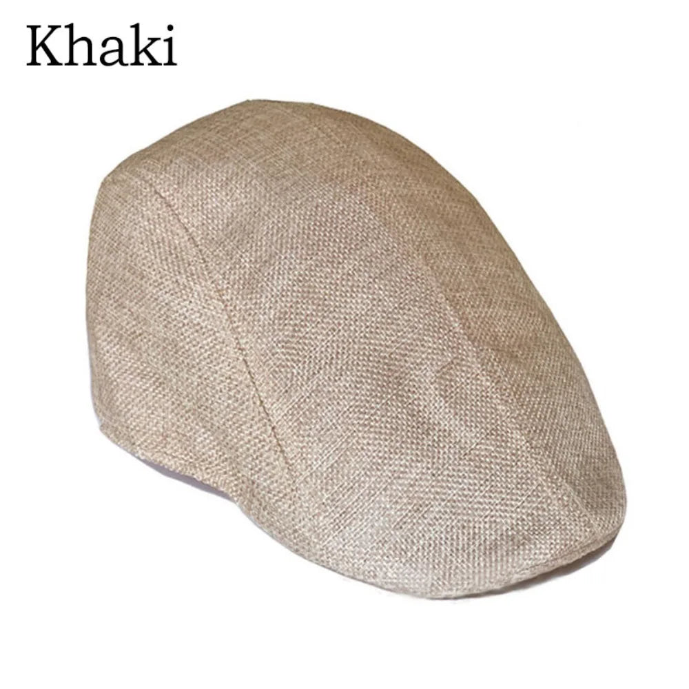 Peaky Newsboy Golf Driving Hat Caps Boys Mens Flat Cap Beret Cabbie Hat Vintage