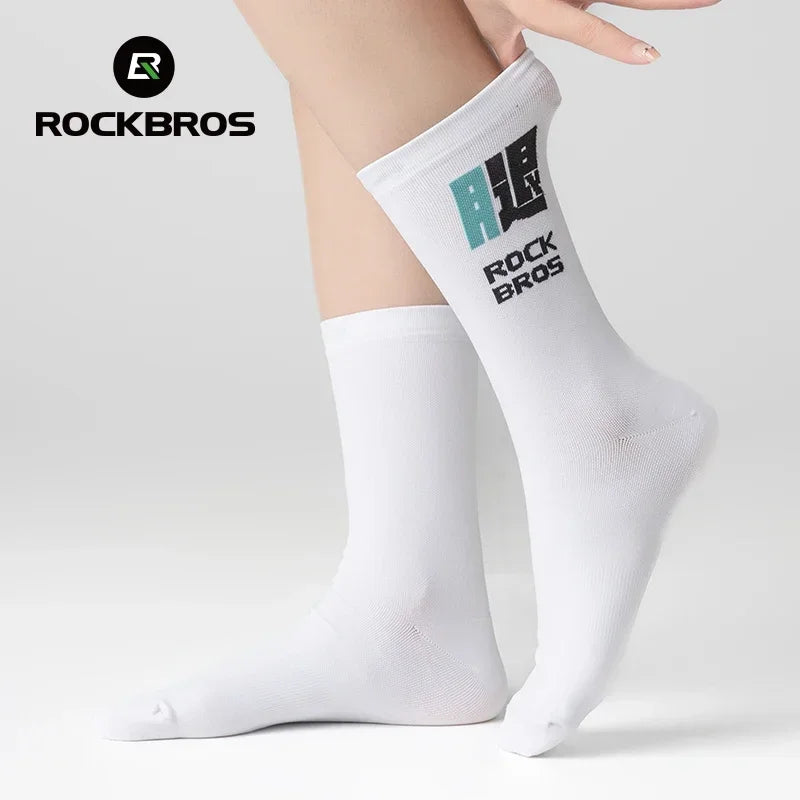 ROCKBROS Socks Men Women High Elasticity Breathable Running Cycling Socks Outdoor Climbing Hiking High Quality Sportswear Socks