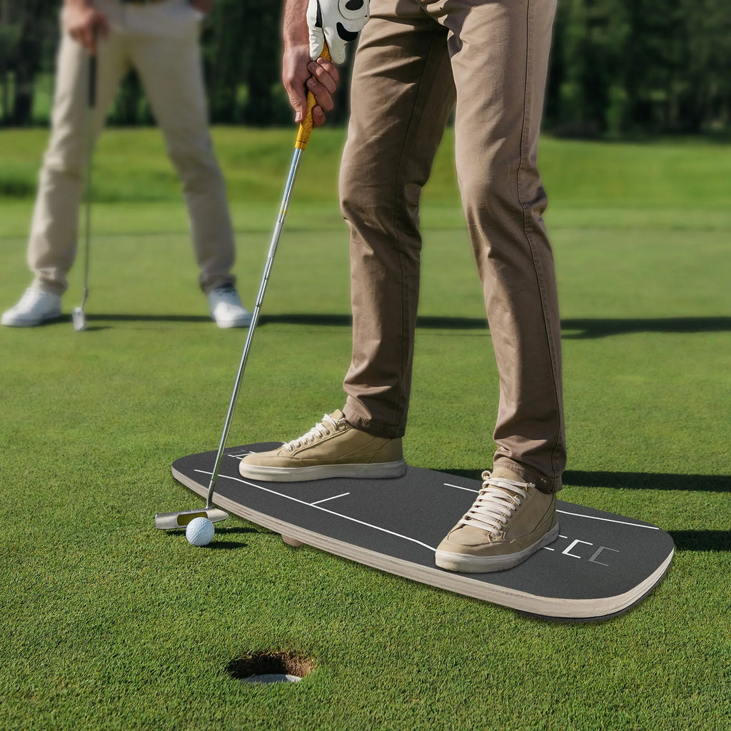 NEW Golf Swing Trainer Pressure Plate, Weight Shift Golf Balance Board, Golf Pressure Plate Weight Capacity 150 kg, Black