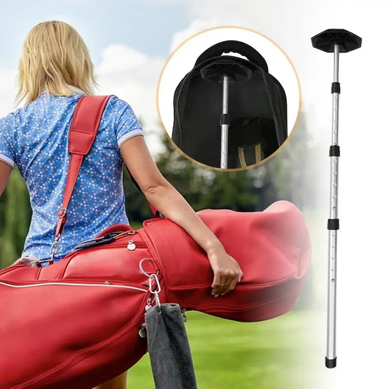 Golf Travel Bag Support Pole Telescopic Golf Bag Suppor Accessories Golf Club Bag Accessories Golf Support Stick Aluminum Alloy