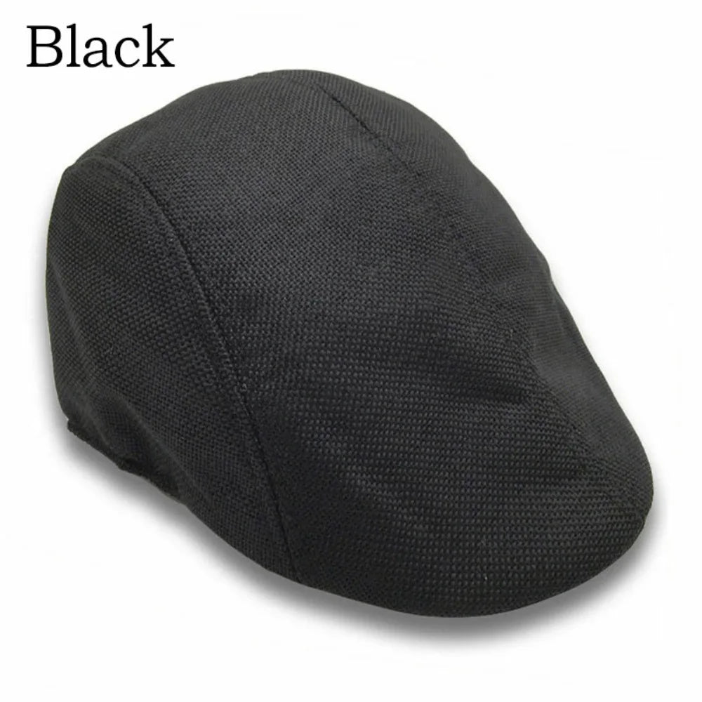 Peaky Newsboy Golf Driving Hat Caps Boys Mens Flat Cap Beret Cabbie Hat Vintage