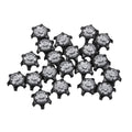 20Pcs Plastic Golf Spikes Pins Cleat Fast Twist 2.5x1.2cm Golf Shoe Spikes Ultra Thin Durable Replacement Set