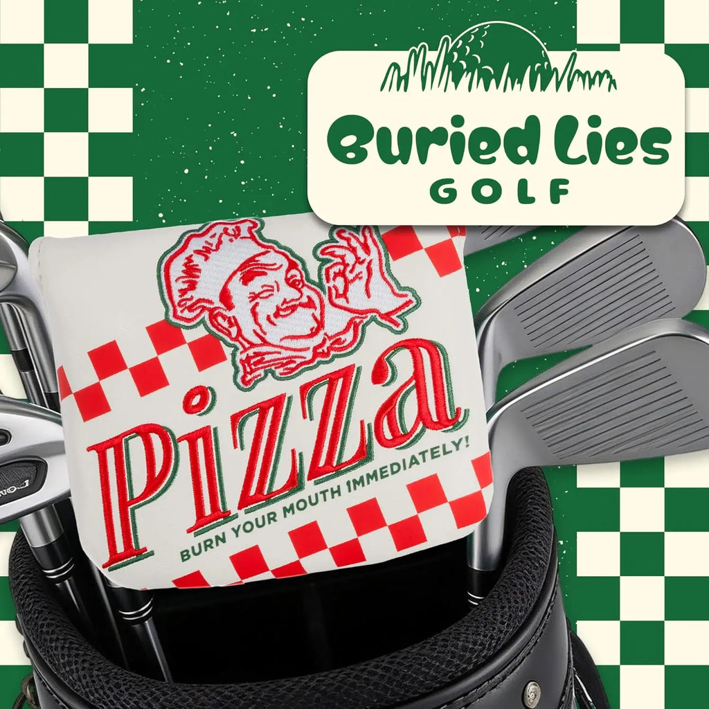 Fur-Lined Mallet Putter Cover with Magnetic Closure, Vegan Leather for Standard Golf Clubs - Funny Accessory