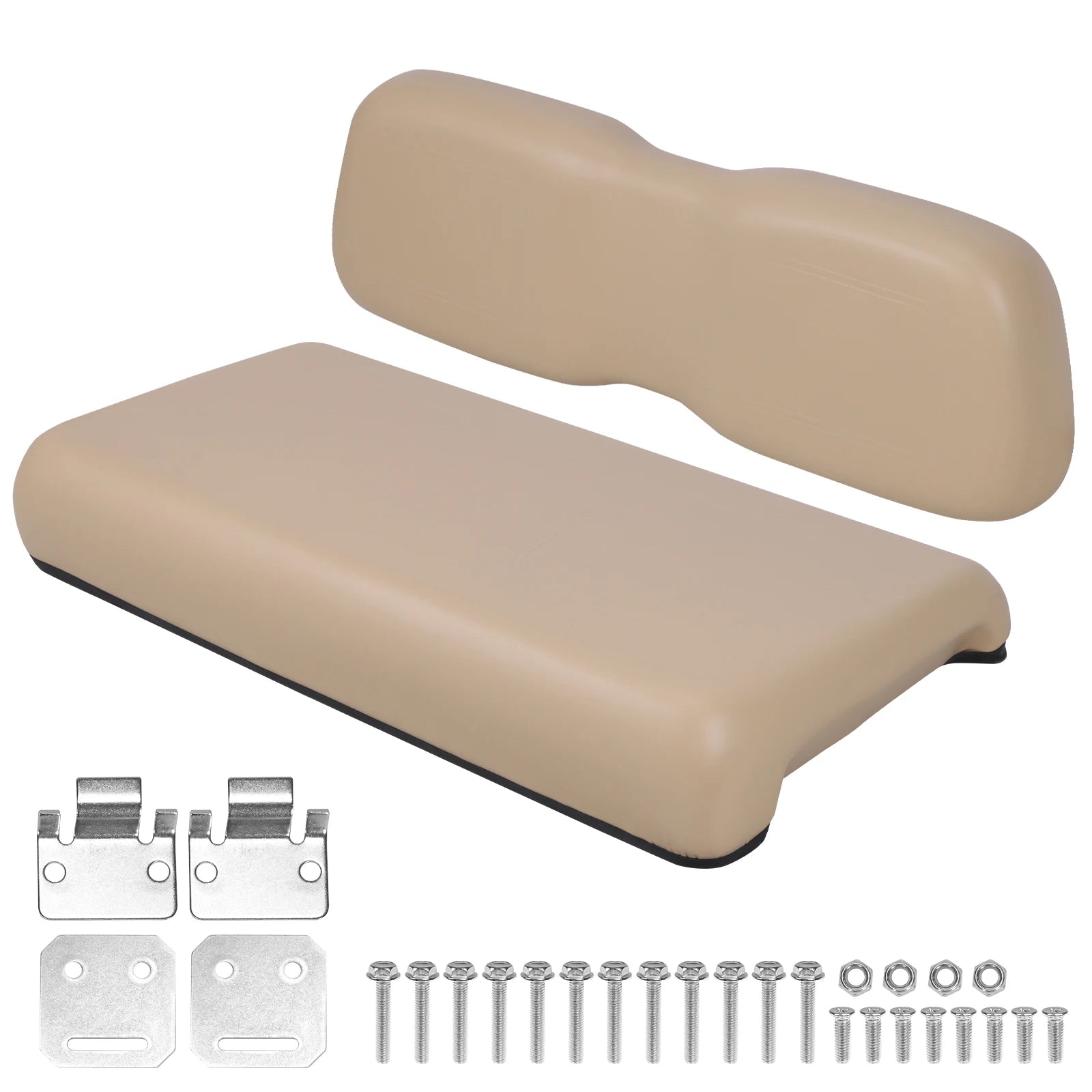 Golf Cart Front Seat Cushion 102076601 102076602 Front Seat Back and Bottom Cushion Assembly for Club Car DS 2000.5-up Models