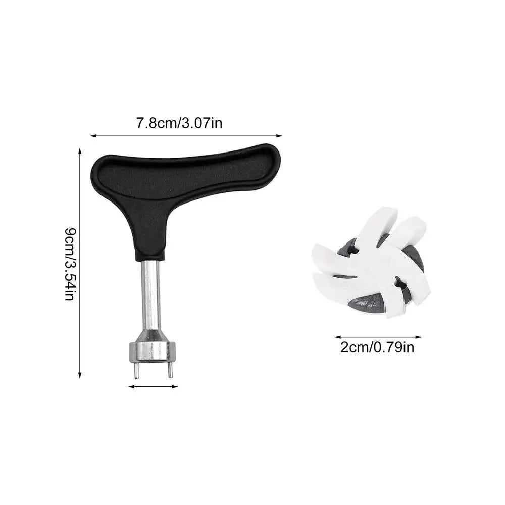 Portable Turn Quick Twist Golf Spike 12pcs Golf Shoe Spikes Convenient Golf Cleat Golf Training Aids Shoe Spikes Replacement Set
