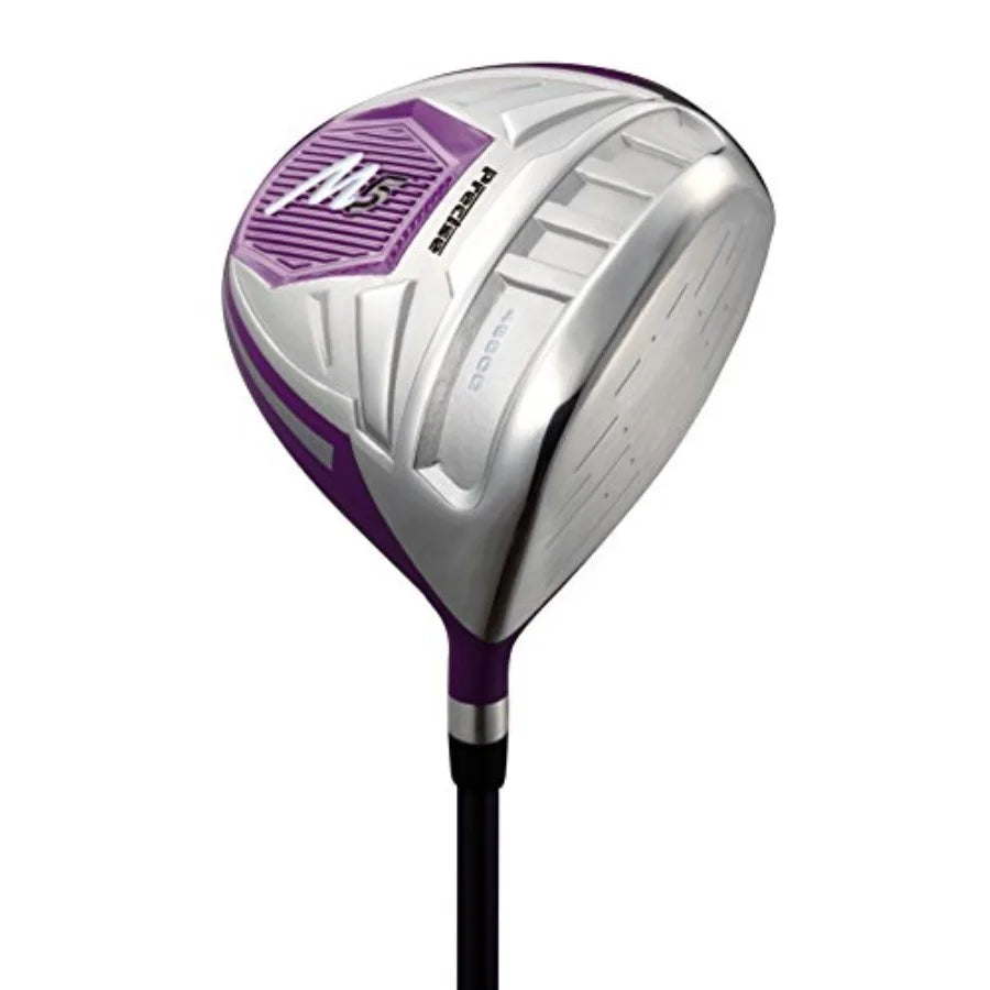 Top Line Ladies Purple Right Handed M5 Golf Club Set for Tall Ladies, Height 5'8" to 6'1", Includes: 460cc Driver, #3 Wood