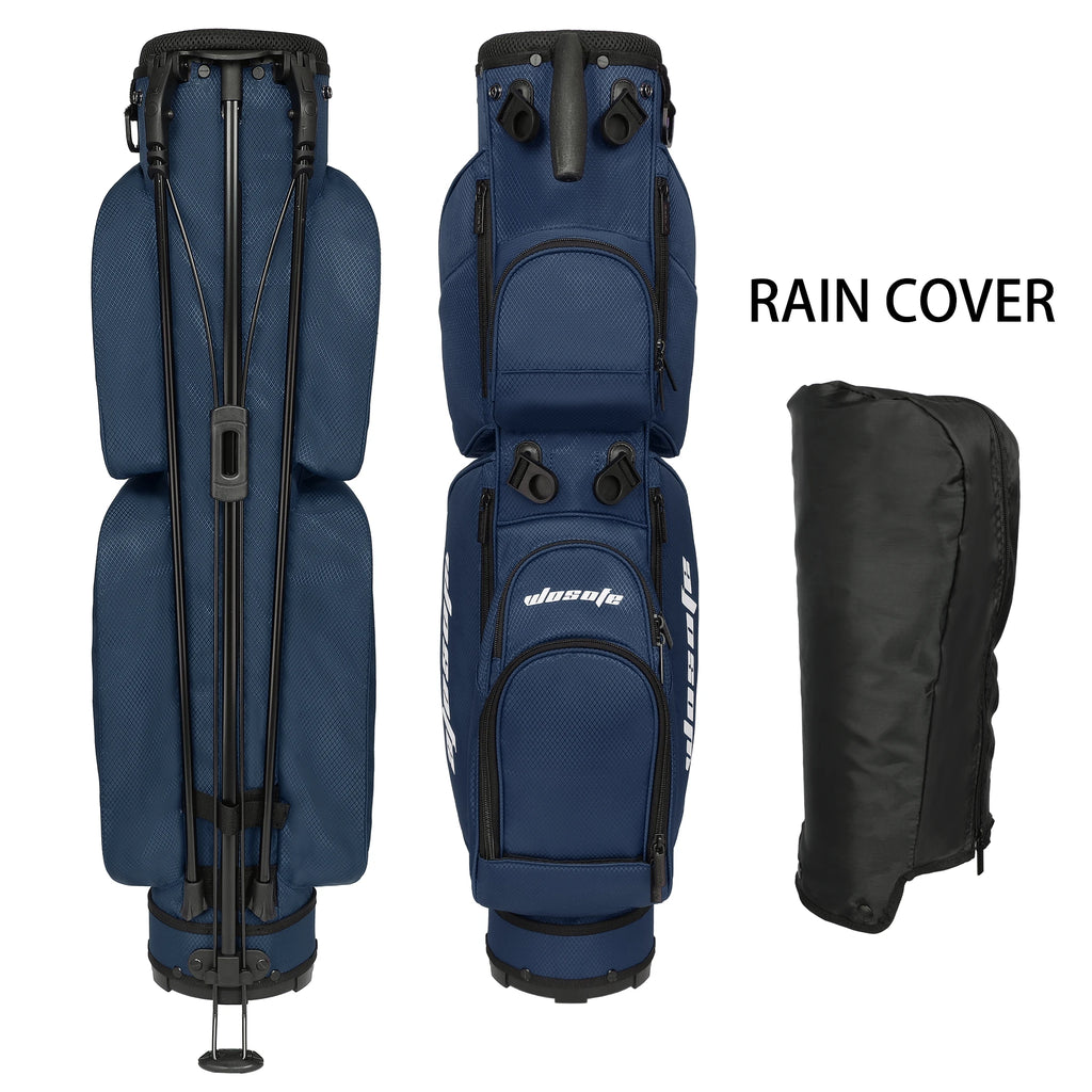 Lightweight Golf Stand Bag - 3-Way Dividers, Fits 5-9 Clubs - Small Sunday Bag for Men & Women, Par 3, Driving Range & Executive
