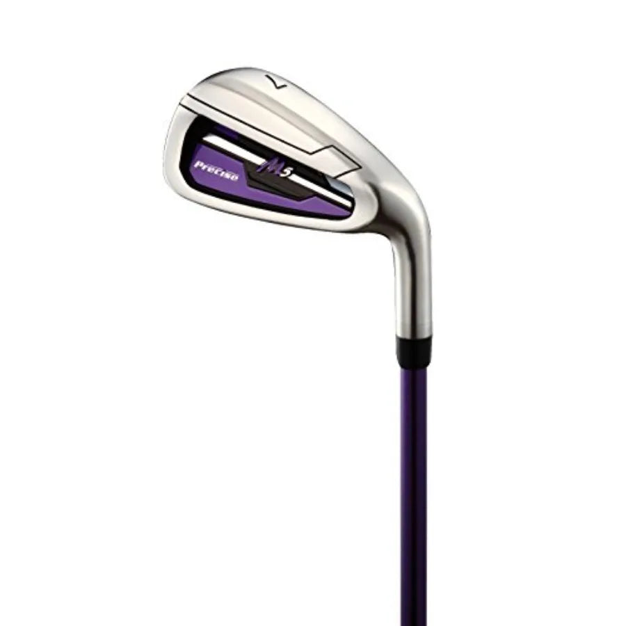 Top Line Ladies Purple Right Handed M5 Golf Club Set for Tall Ladies, Height 5'8" to 6'1", Includes: 460cc Driver, #3 Wood