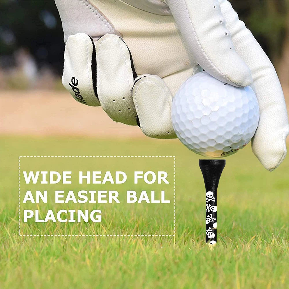 10pcs Golf Ball Tee Base Natural Wooden Golf Ball Tee Support Stable Base Lightweight High Strength Outdoor Sports Accessories