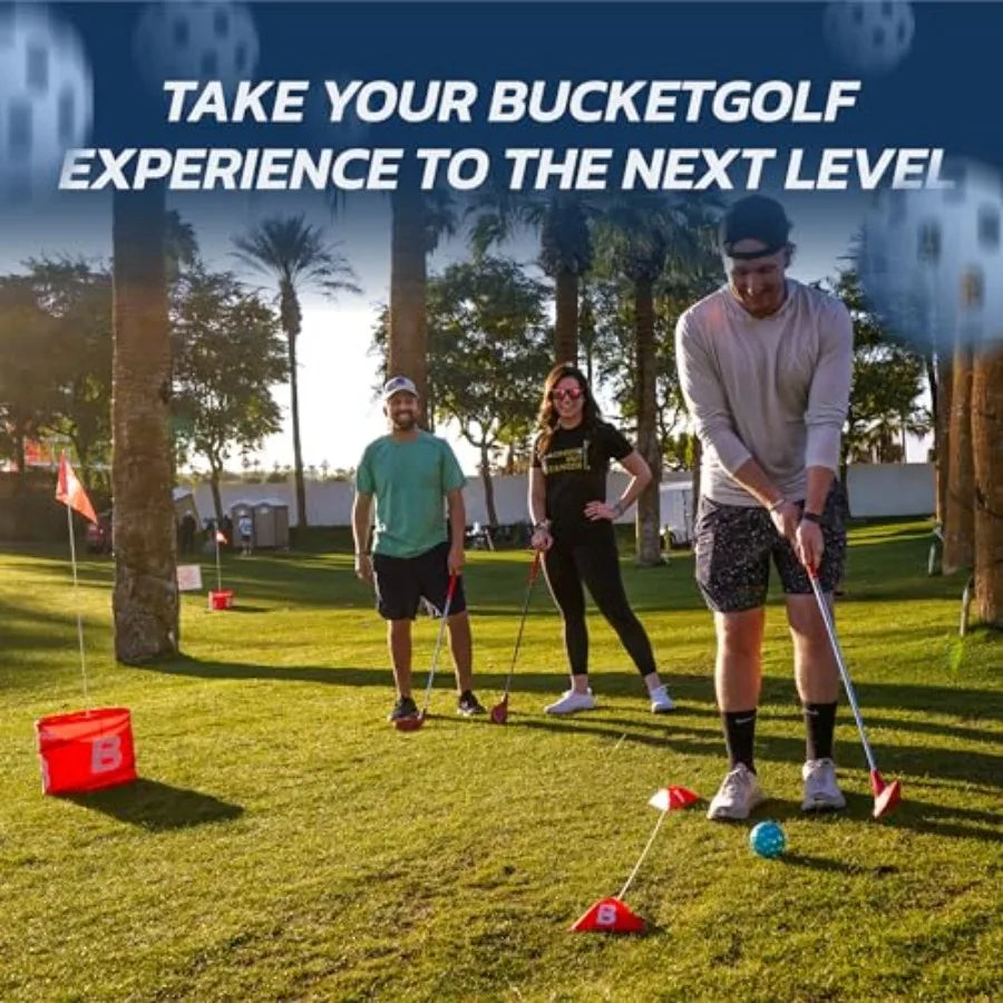 Official Club - Backyard Outdoor Golf Club with Oversize Club Head to Play Hit Plastic Or Foam Golf Balls in Grass Parks Yards