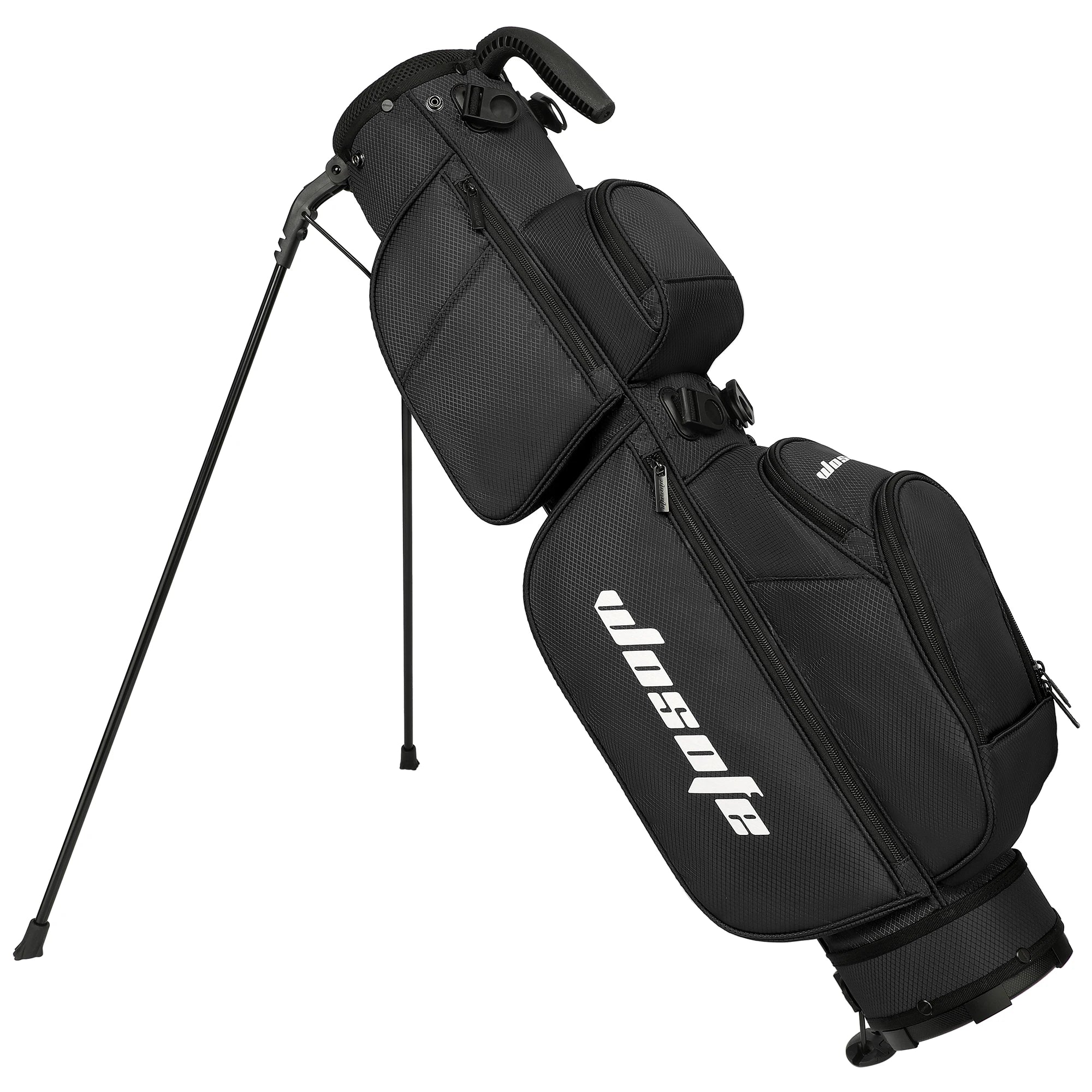 Lightweight Golf Stand Bag - 3-Way Dividers, Fits 5-9 Clubs - Small Sunday Bag for Men & Women, Par 3, Driving Range & Executive