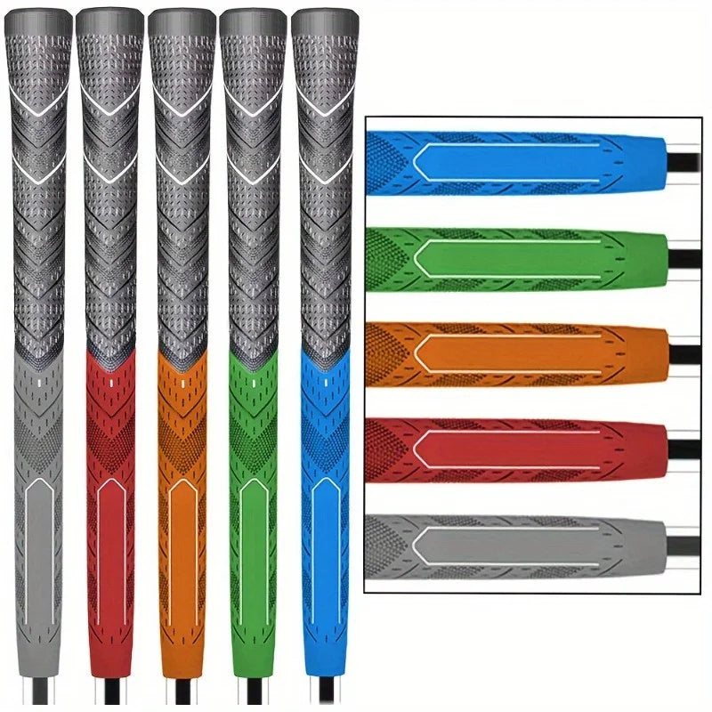 Golf Putter Grip Club Grips Non-slip Wear-resistant Midsize Standard Strong Grip Grips Rubber Cotton Yarn Iron and Wood Grips