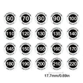 Golf Ball Marker Hat Clip 20pcs Delicate Compact Ball Marker Golf Golf Ball Marker Funny Removable Golf Markers Golf Hat Clip