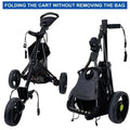Golf Push Cart Storage Bag Mesh Lightweight Golf Storage Bags For Men Breathable Golf Bag Golf Push Cart Accessories Closure
