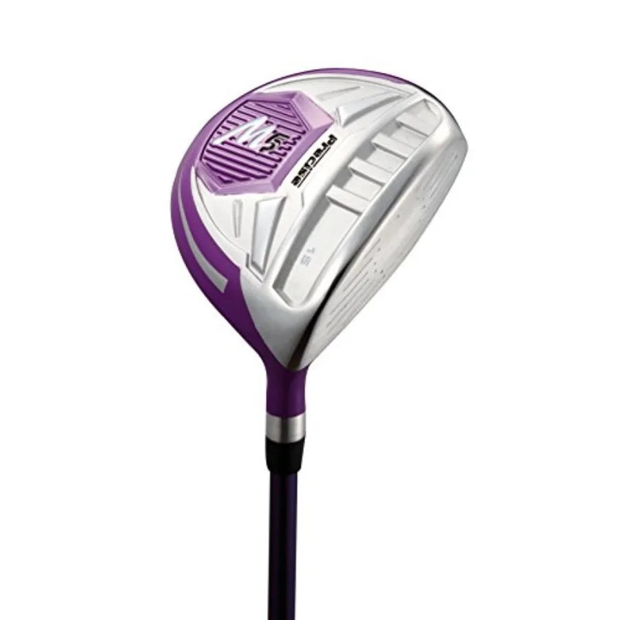 Top Line Ladies Purple Right Handed M5 Golf Club Set for Tall Ladies, Height 5'8" to 6'1", Includes: 460cc Driver, #3 Wood