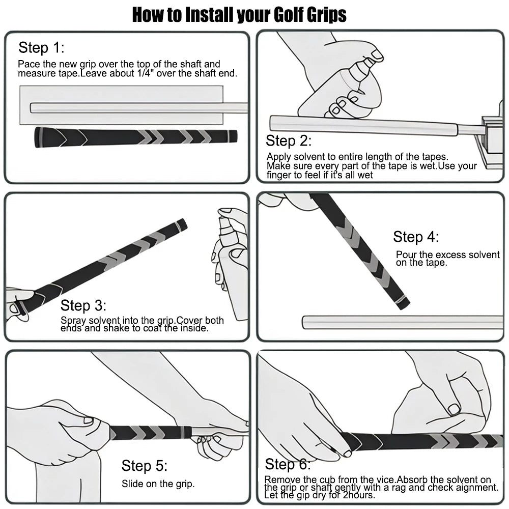 13PCs Pro Grip Golf Club Grip Golf Grip Tacky Feel Standard Midsize Jumbo