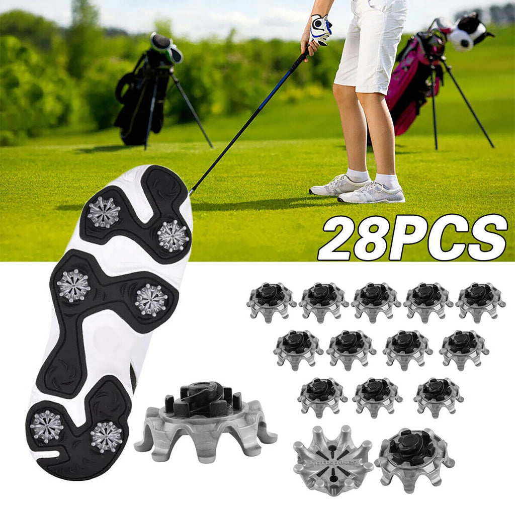 28Pcs  Golf Soft Spikes Studs Cleats Golf Shoes For FootJoy Quick Torsion Cleat Golf Shoes Accessories