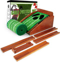 Indoor Golf Putting Mat with Auto Ball Return - Premium Practice for Home, Office, Outdoors - Perfect Gift