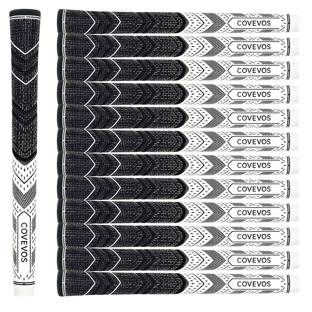 13pcs golf grips, made of natural rubber, with durable non-slip design, suitable for men and women.