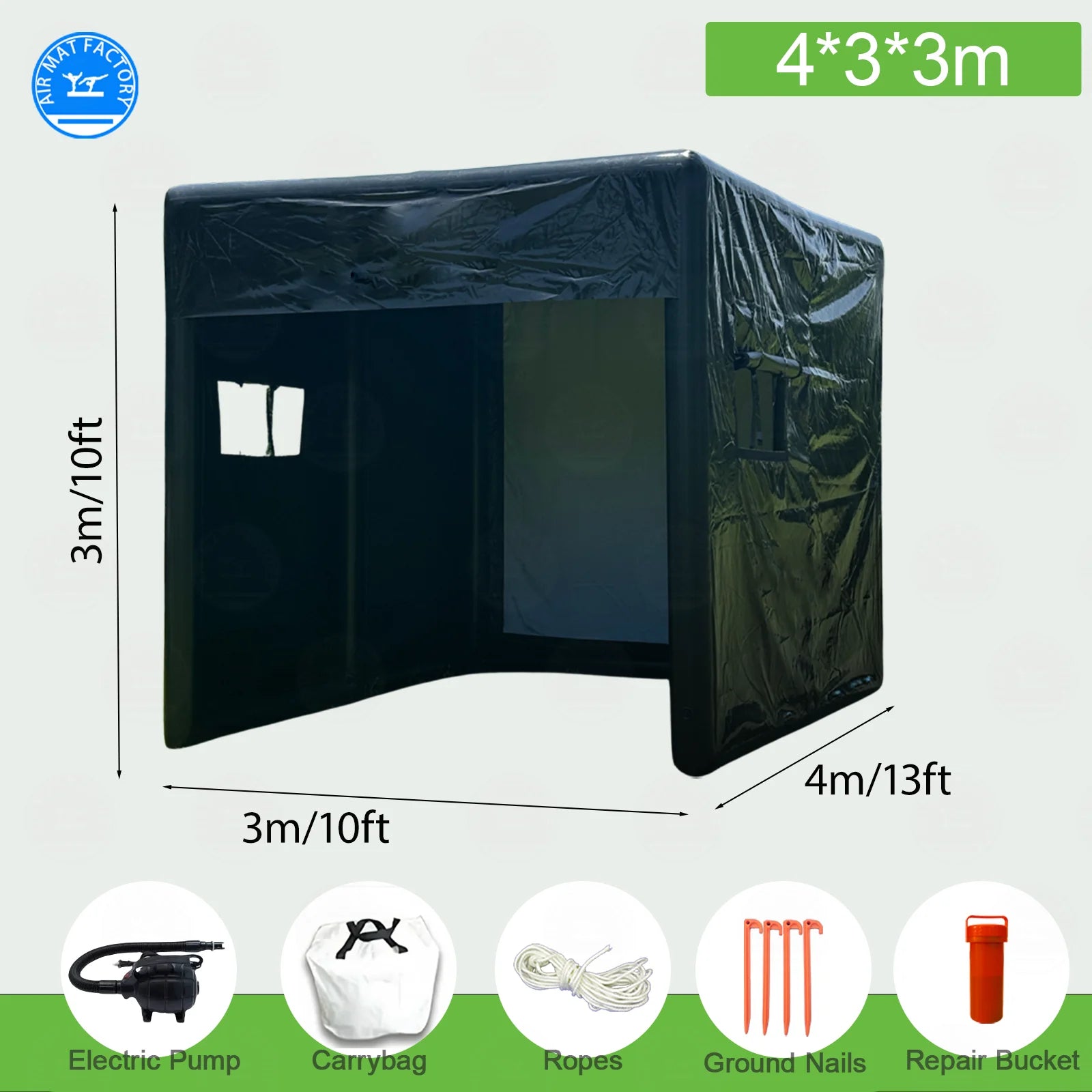 US Stock High Quality PVC Outdoor Golf Simulator Cage Enclosures Indoor Inflatable Golf Tent Simulator for Home