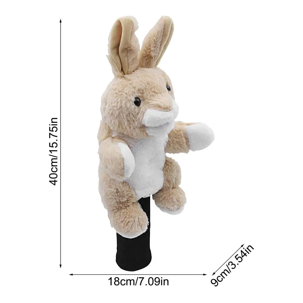 Golf Head Covers Plush Driver Cover Golf Heads Cartoon Stuffed Animal Putter Headcover Animal Golf Headcover Golf Club Protector