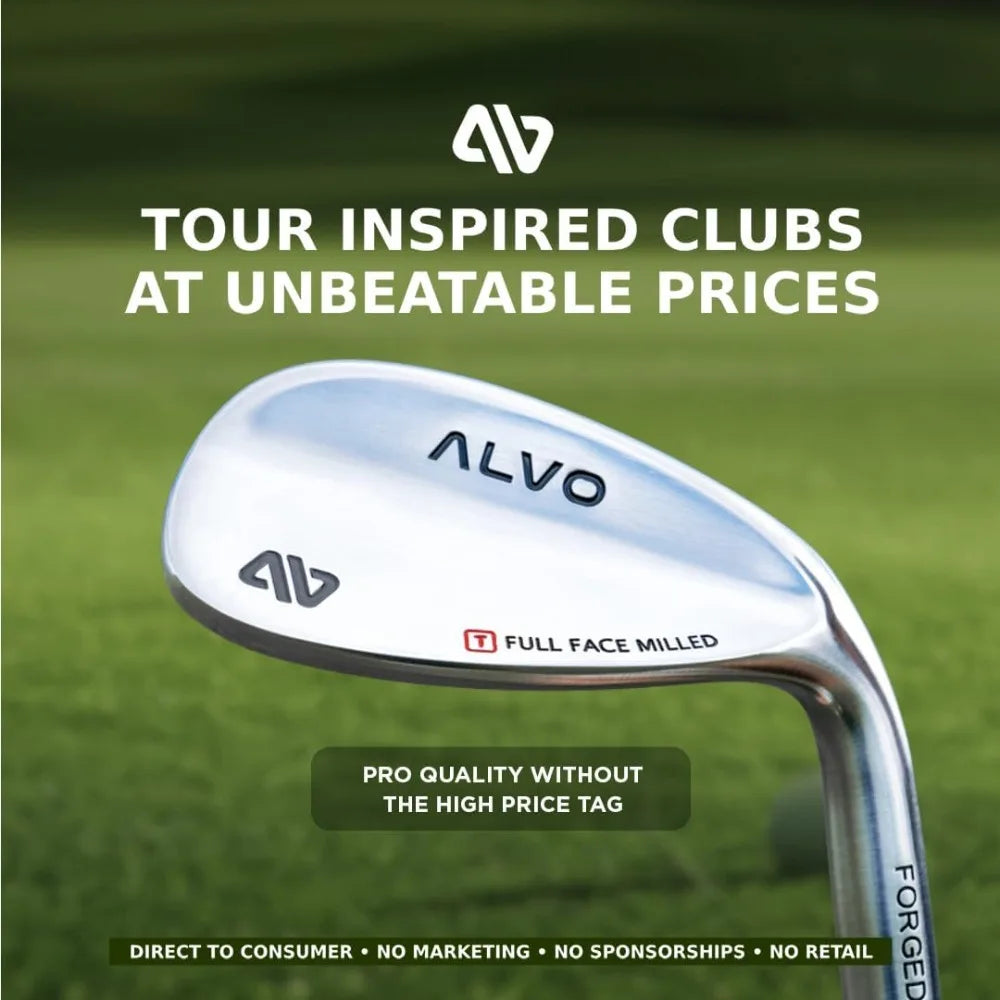 Premium Full Face Golf Wedges, Golf Wedge Set and Singles, 3 Wedges 52/56/60/70 Degree,Lob,Gap,Sand Golf Club for Men,