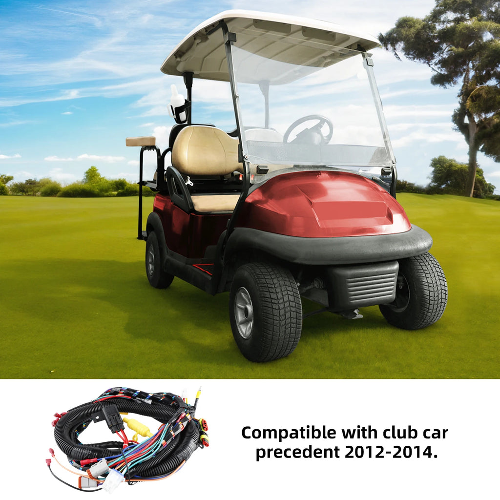 Roykaw Golf Cart Main Harness Control Wiring Harness Fit for Club Car Precedent 2012-2014 Electric Vehicles, OEM# 103850301