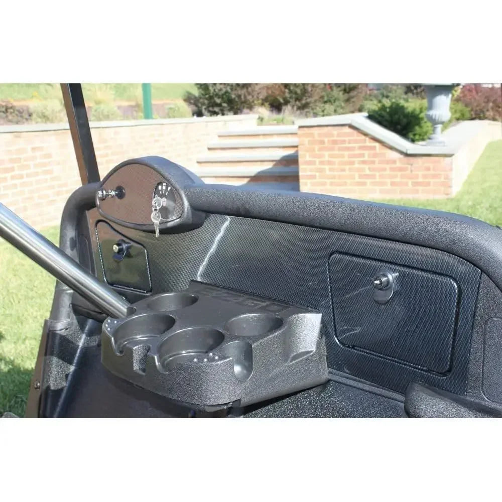 Golf Cart Carbon Fiber Assembly with Locking Door for 2008 and Newer Models
