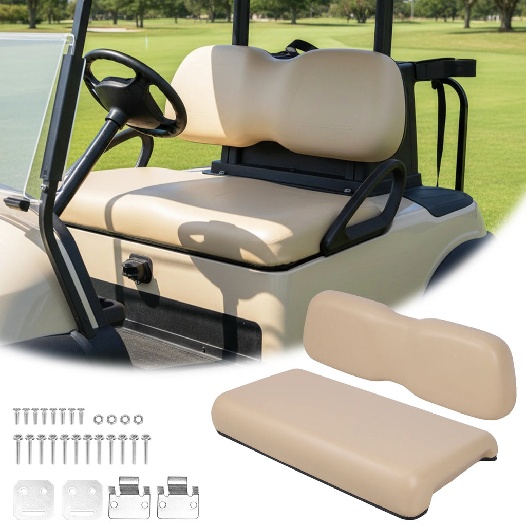Golf Cart Front Seat Cushion 102076601 102076602 Front Seat Back and Bottom Cushion Assembly for Club Car DS 2000.5-up Models
