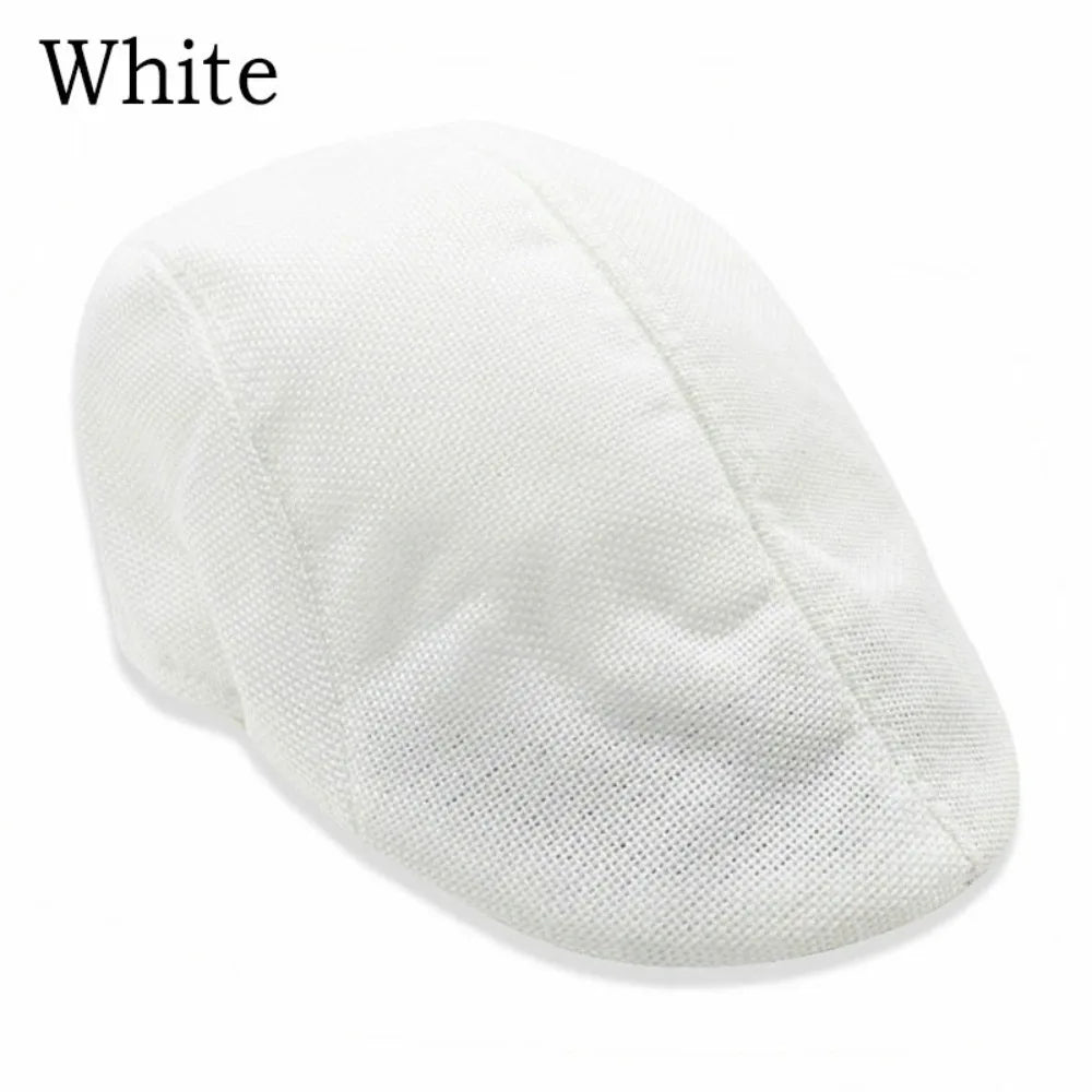 Peaky Newsboy Golf Driving Hat Caps Boys Mens Flat Cap Beret Cabbie Hat Vintage