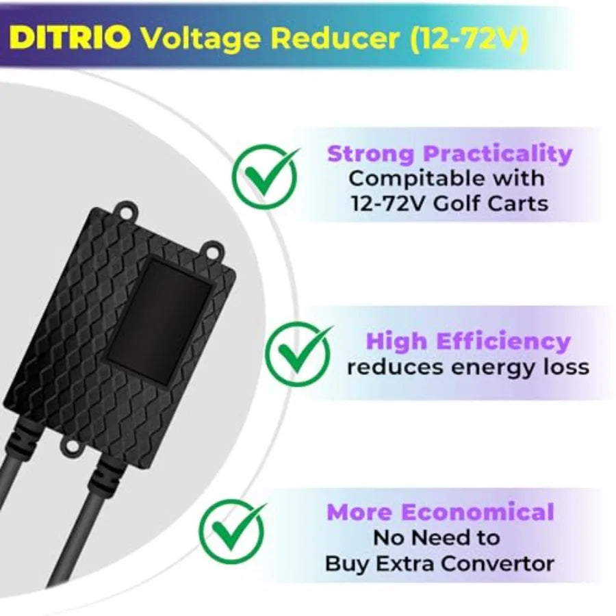 4PCS 12V-72V Golf Cart Lights RGB Led Underglow Light Kit with 2 Remotes and App Control Voltage Reducer Waterproof Sound Activ