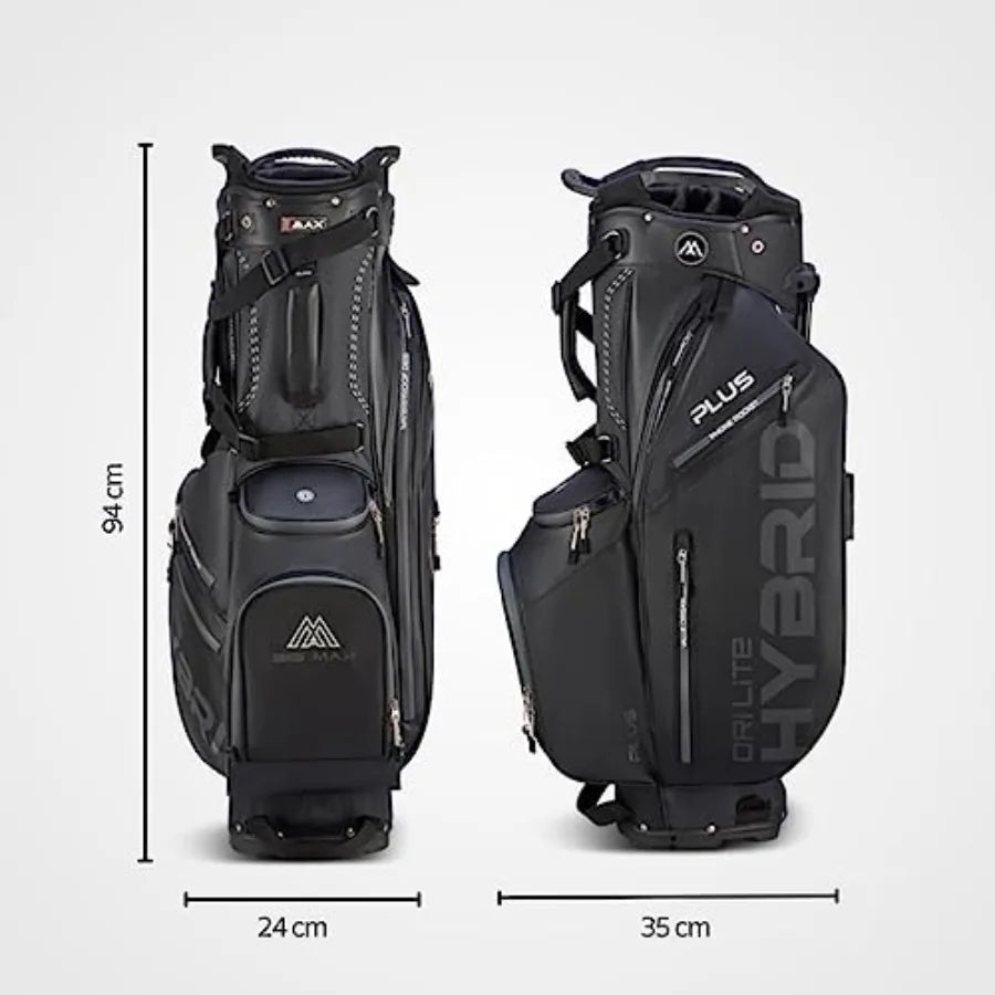 Dri Lite Hybrid Plus 14 Way Divider Golf Stand Bag Waterproof Lightweight Dual Strap Fits Push Carts