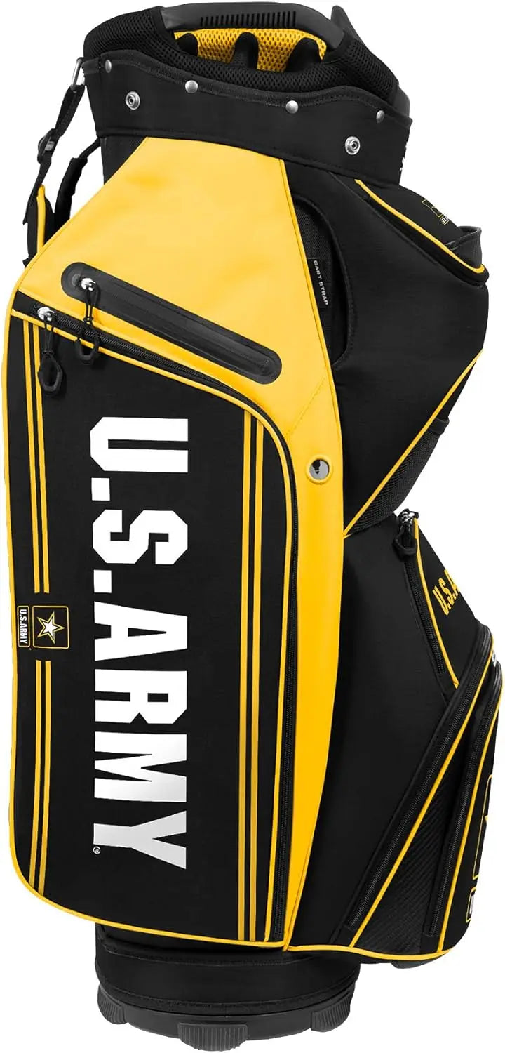 Portable Cooler Cart with Golf Bag Design, Ideal for Team Outings and Military Use