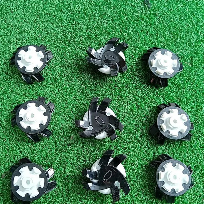 Portable Turn Quick Twist Golf Spike 12pcs Golf Shoe Spikes Convenient Golf Cleat Golf Training Aids Shoe Spikes Replacement Set