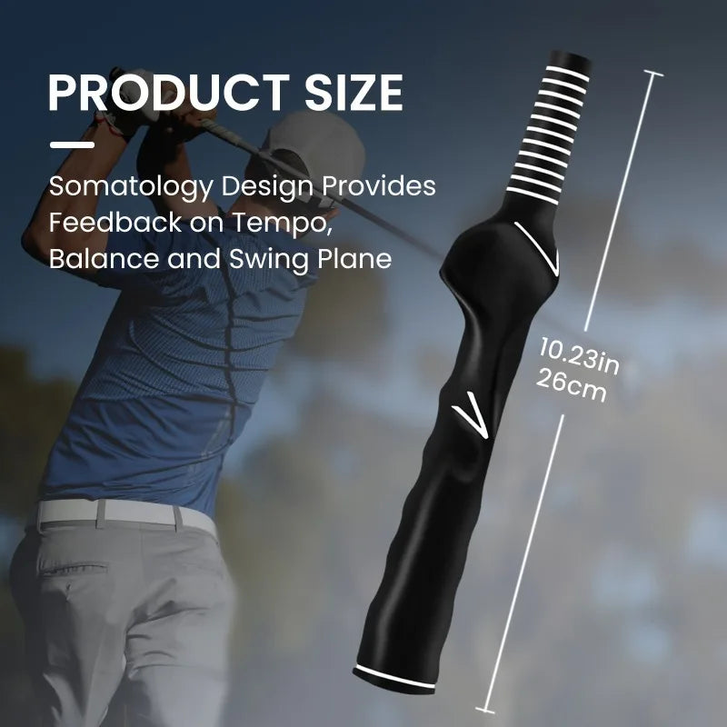 Durable Golf Rubber Hand Shape Grip Exercise Pole Grip Swing Training Outdoor Golf Position Practice Tools