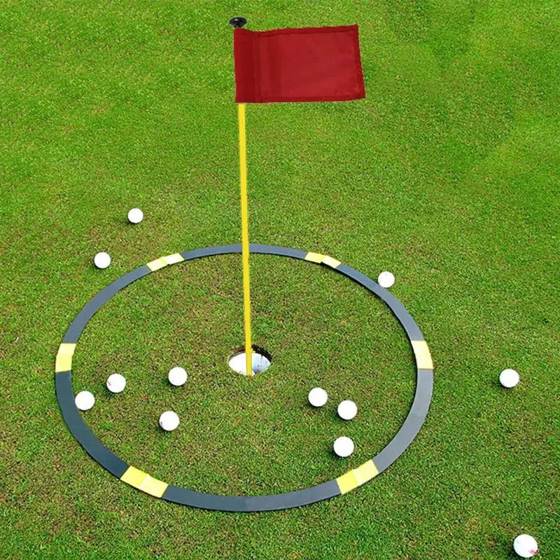 Golf Chipping Target Circles PE Golf Green Target Waterproof Green Chipping Practice Indicating Targets Golf Course Equipment
