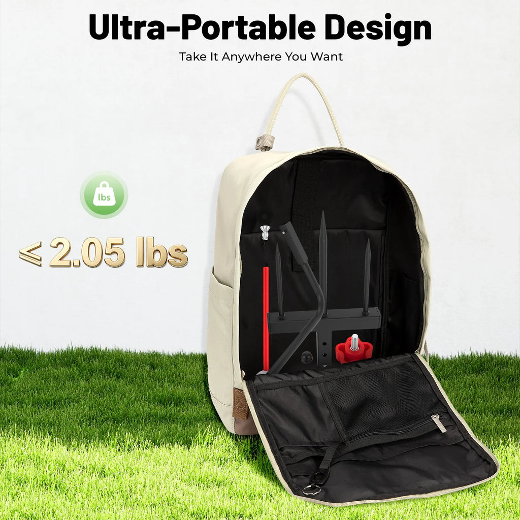 Golf Swing Trainer, Swing Practice Trainer Golf with Golf Ball & 3 Support Rods , Outdoor Hitting Training Aid for All Levels
