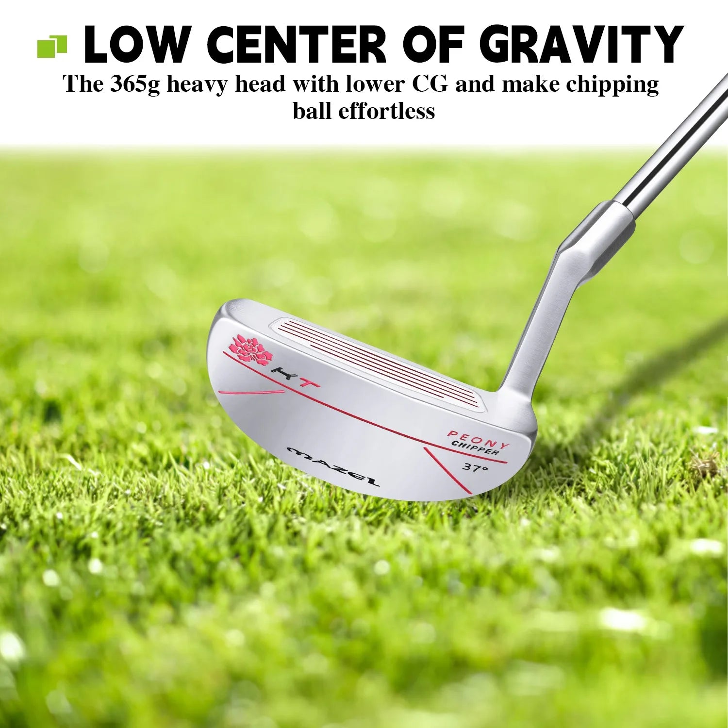 MAZEL Chipper Golf Club Pitching Wedge for Men & Women,37 Degree,Improve Short Game,Right Hand
