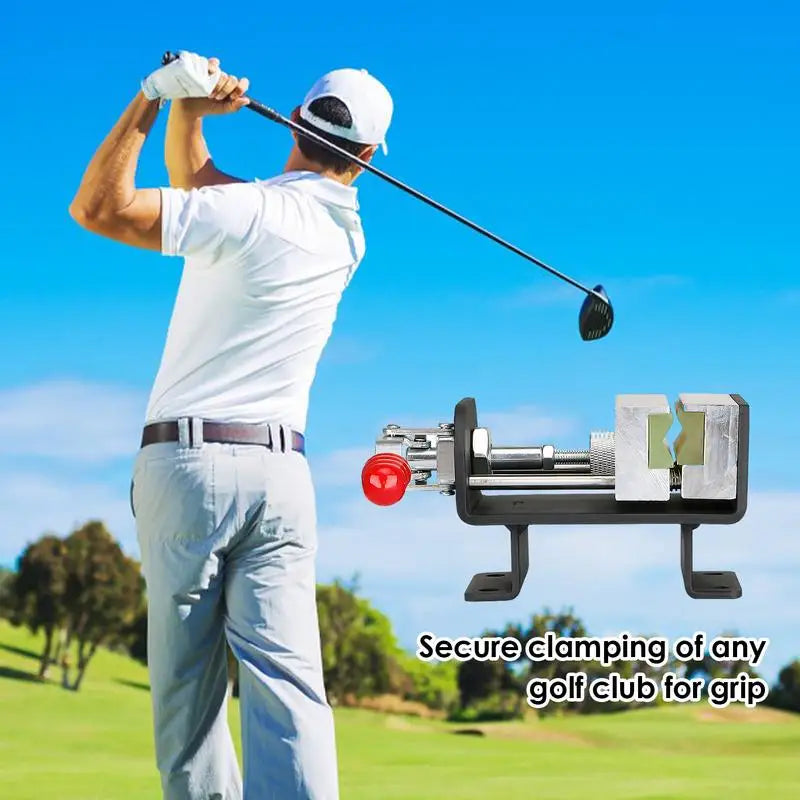 Golf Club Regripping Tools Golf Club Vice Easy To Clamp Hand Retainer Push Rod Swing Clamp Remover Saver Gripping Tool